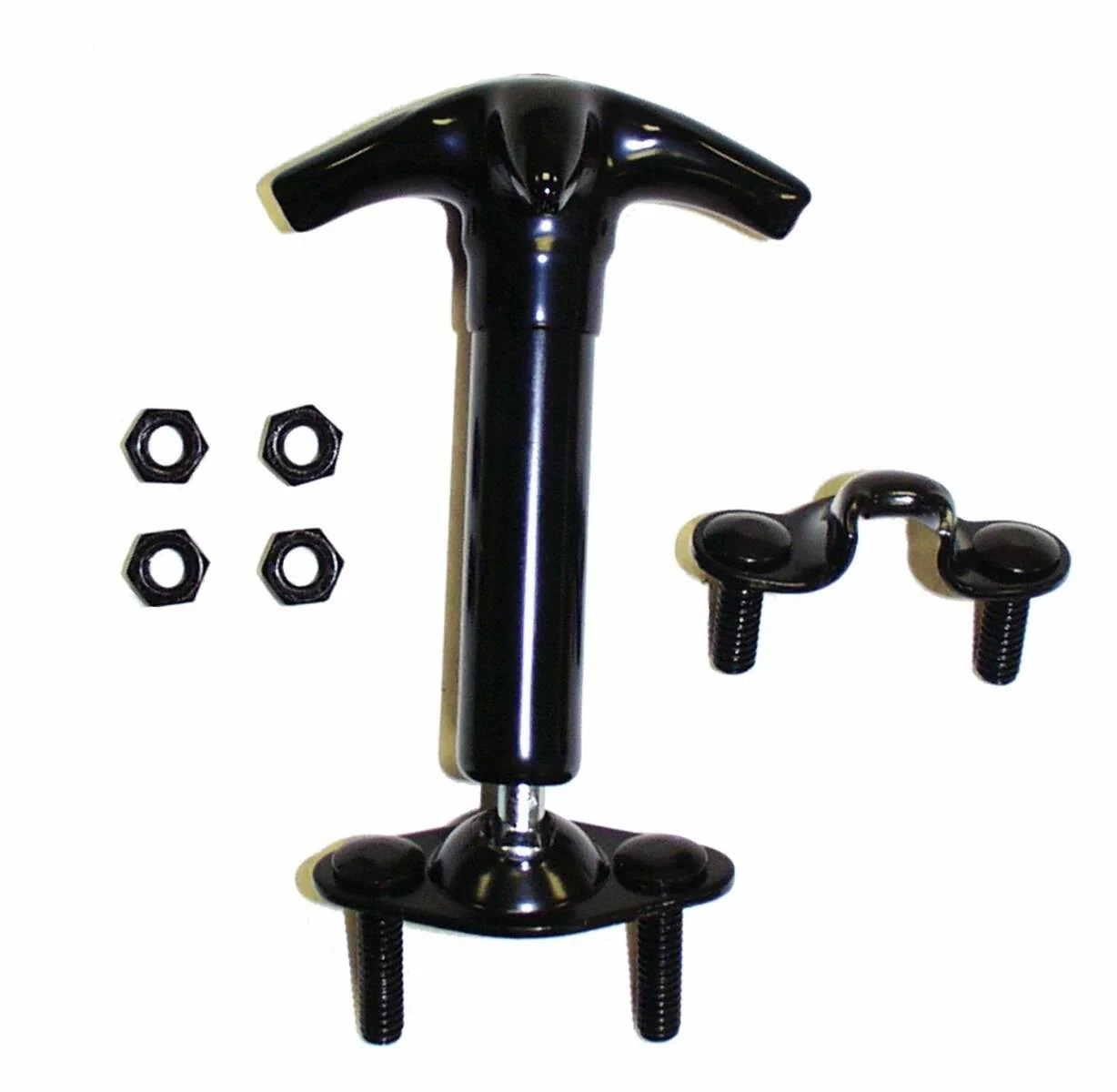 Vintage - Metal Black Hood Catch Kit - HC4